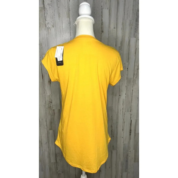 NWT NHL Nashville Predators Women's Small‎ Yellow V-Neck Short Sleeve T-Shirt - Picture 4 of 5